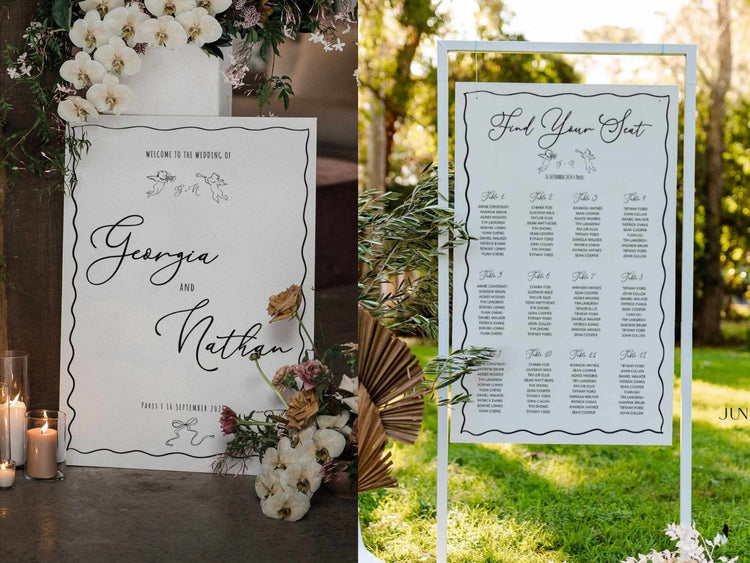 Whimsical Hand drawn Gretta Wedding Reception Bundle
