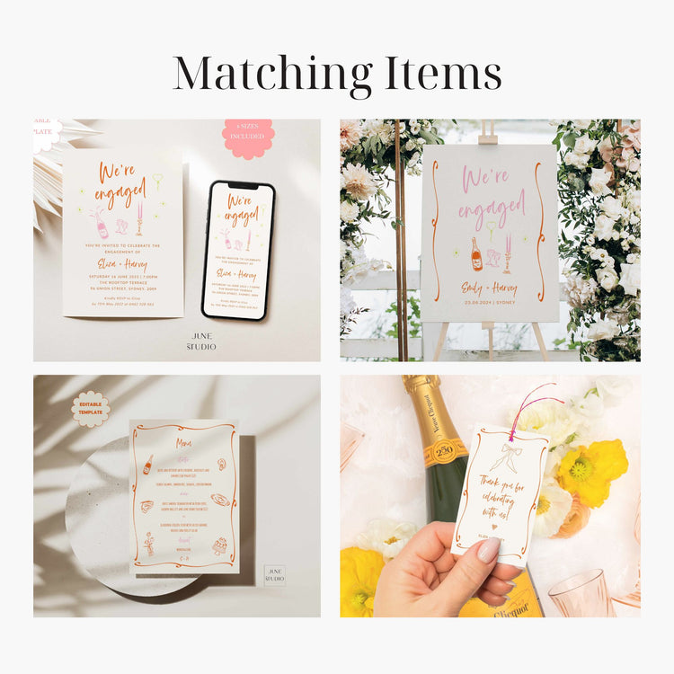 Colorful Favour Tag Template