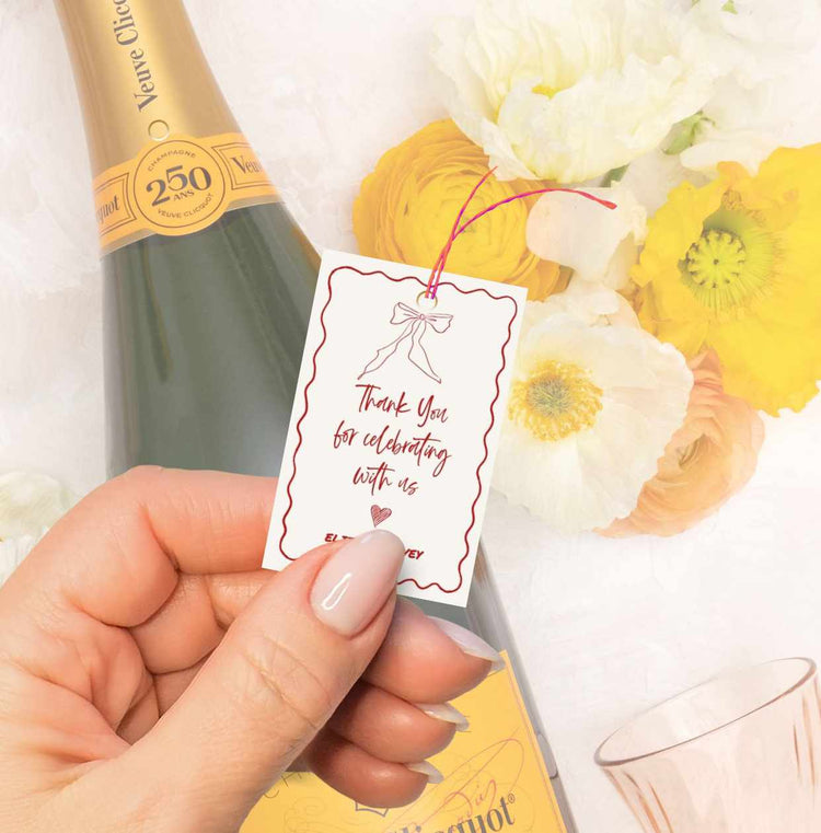 That's Amore Favor Tag Template