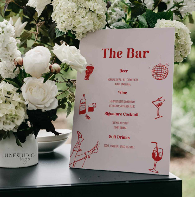 Last Rodeo Bar Menu Signage Template