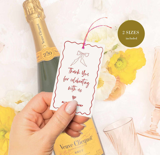 That's Amore Favor Tag Template