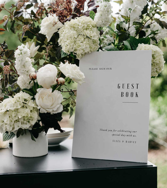 Wedding Guest Book Sign Template