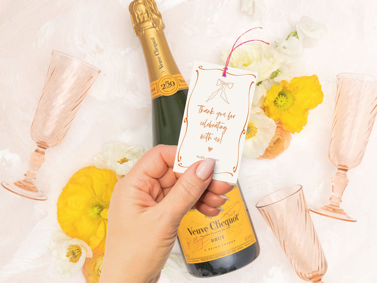 Colorful Favour Tag Template