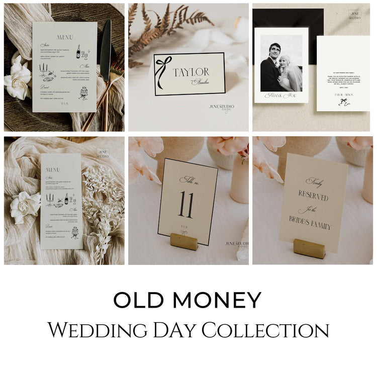 Old Money Wedding Day Bundle