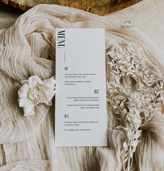 Menus